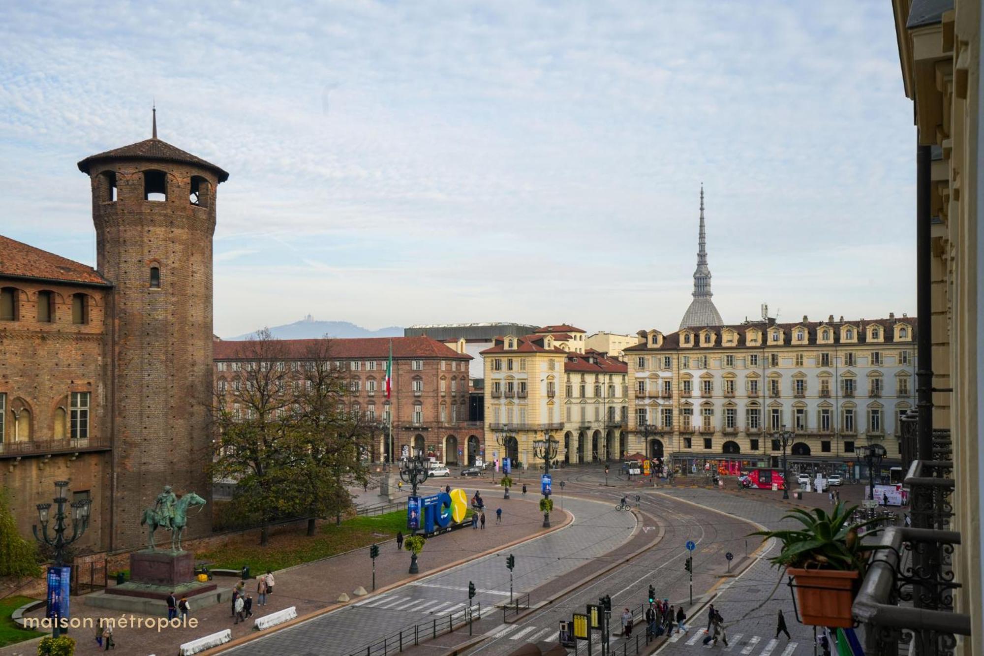 Piazza Castello View Lägenhet Turin Exteriör bild